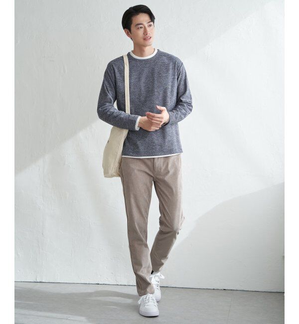 ikka「メランジ裏起毛インナーセット」|パーカー|