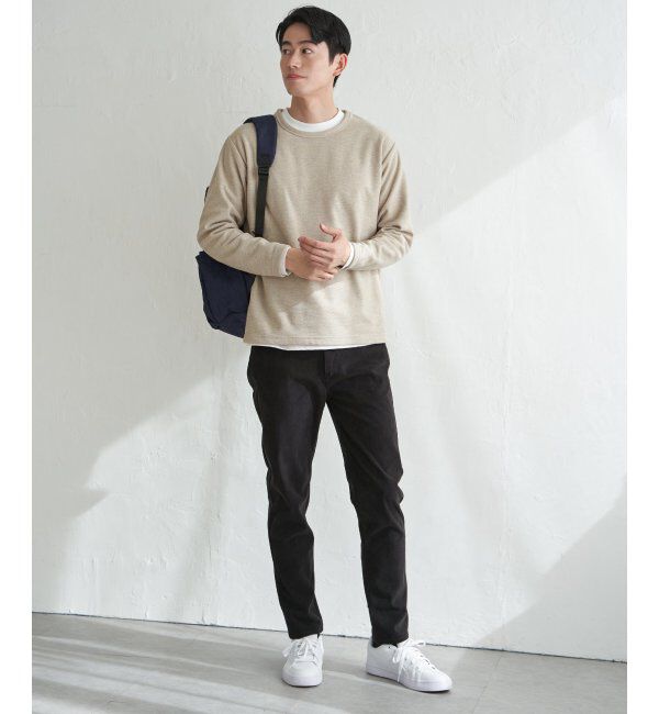 ikka「メランジ裏起毛インナーセット」|パーカー|