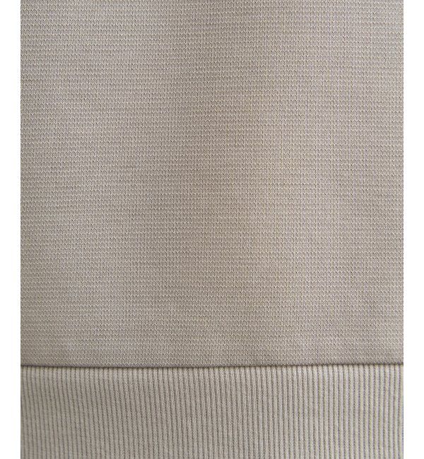 ikka「GOKU楽リップルダンボールクルーネック」|パーカー|