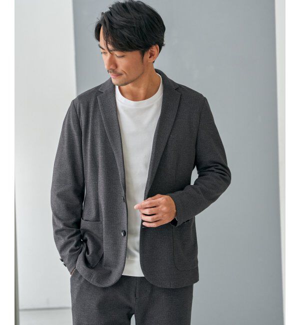 IKKA LOUNGE「【セットアップ対応】GOKU楽ワークライトデニムジャケット」|テーラードジャケット|