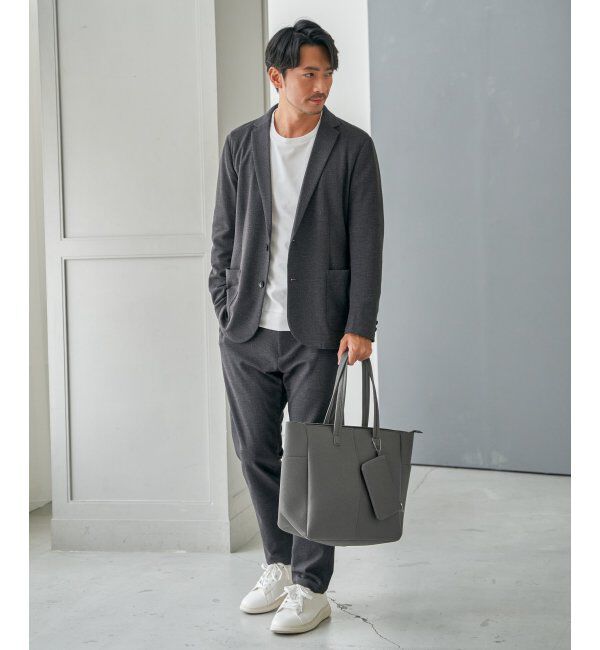 IKKA LOUNGE「【セットアップ対応】GOKU楽ワークライトデニムジャケット」|テーラードジャケット|