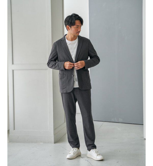 IKKA LOUNGE「【セットアップ対応】GOKU楽ワークライトデニムジャケット」|テーラードジャケット|