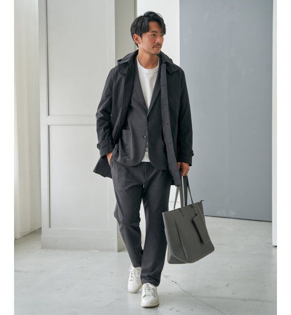 IKKA LOUNGE「【セットアップ対応】GOKU楽ワークライトデニムジャケット」|テーラードジャケット|