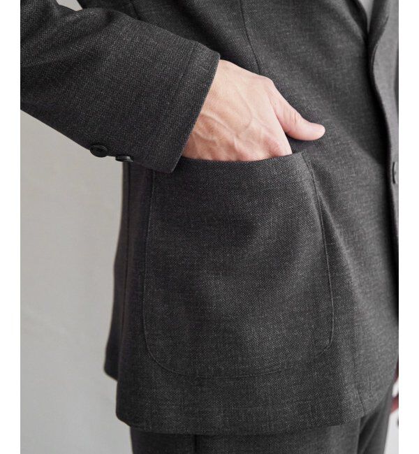 IKKA LOUNGE「【セットアップ対応】GOKU楽ワークライトデニムジャケット」|テーラードジャケット|