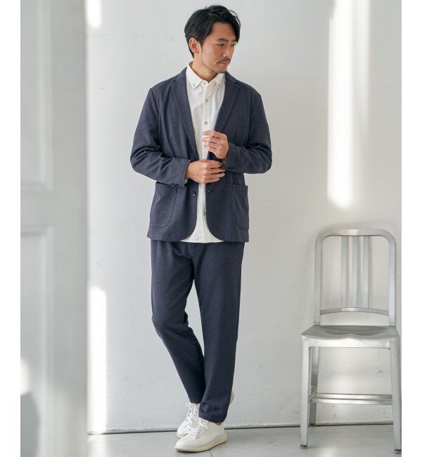 IKKA LOUNGE「【セットアップ対応】GOKU楽ワークライトデニムジャケット」|テーラードジャケット|