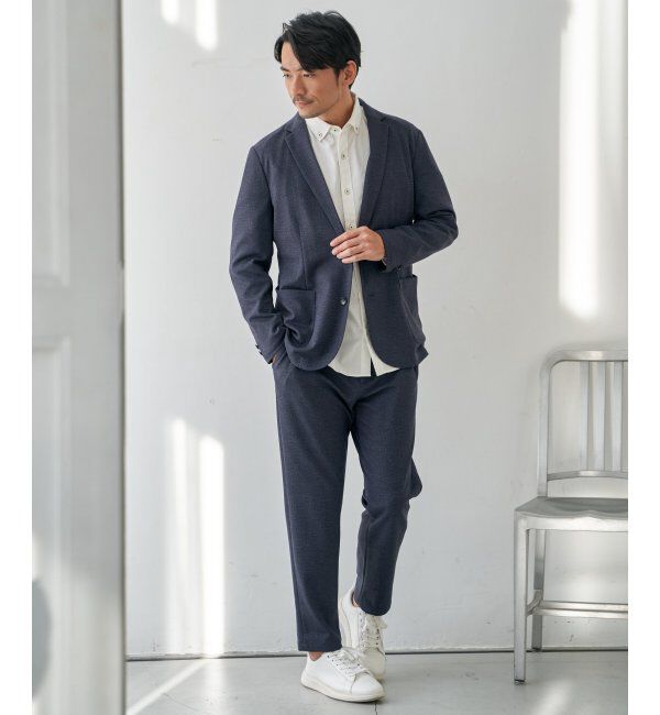 IKKA LOUNGE「【セットアップ対応】GOKU楽ワークライトデニムジャケット」|テーラードジャケット|