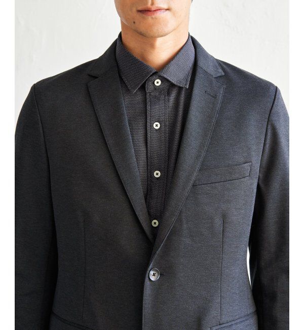 IKKA LOUNGE「ＢＬＫバーズアイカノコＪＫＴ」|テーラードジャケット|