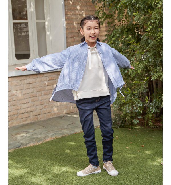 ikka kids「【親子コーデ】ドロストロングテールシャツ（120~160cm）」|シャツ・ブラウス|