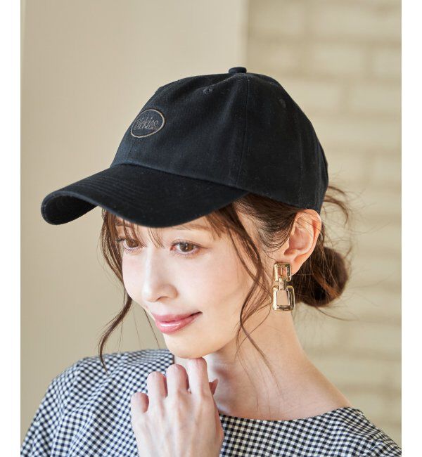 ikka「Dickies ディッキーズ ロゴ刺繍キャップ」|その他|ブラック