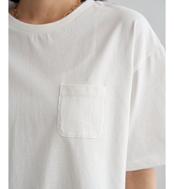 ikka「冷感コットン半袖ポケットTシャツ」|Tシャツ・カットソー|