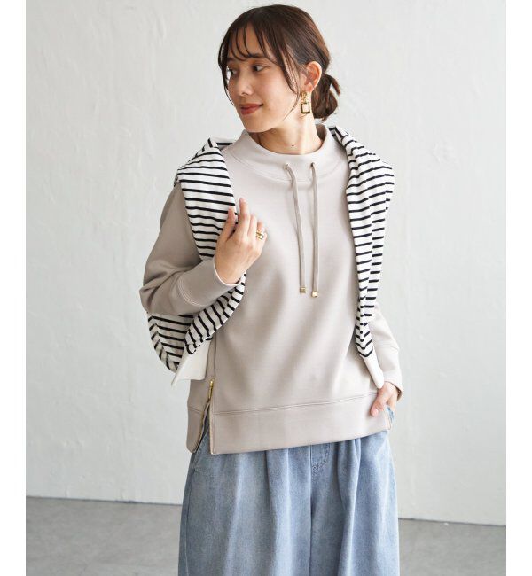 ikka「【雑誌InRed4月号掲載】GOKU楽カノコダンボールプルオーバー【親子コーデ】」|パーカー|