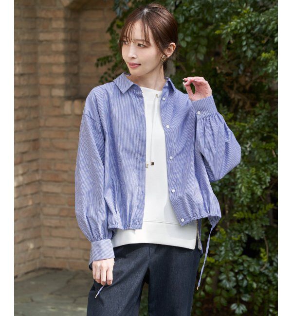 ikka「【雑誌InRed4月号掲載】ドロストロングテールシャツ【親子コーデ】」|シャツ・ブラウス|