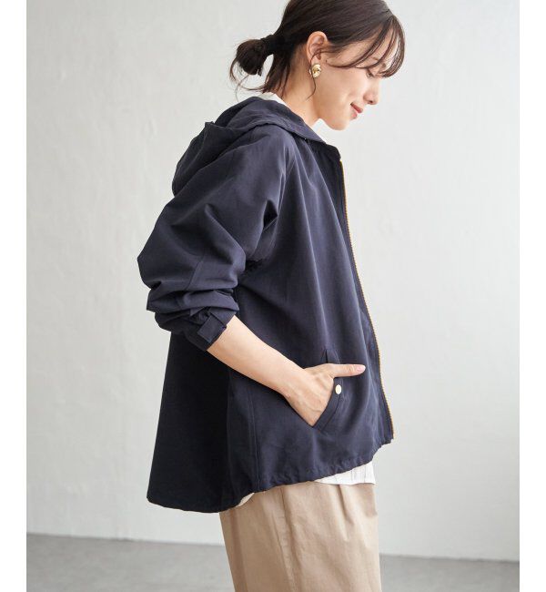 ikka「【雑誌InRed4月号掲載】撥水花粉リリース2WAYマウンテンパーカー【親子コーデ】」|ブルゾン・スタジャン|