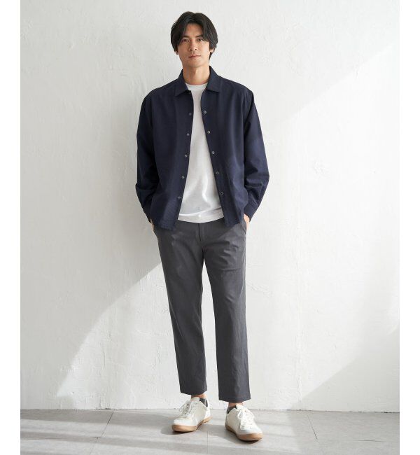 ikka「イージケアサッカースナップシャウター」|ブルゾン・スタジャン|