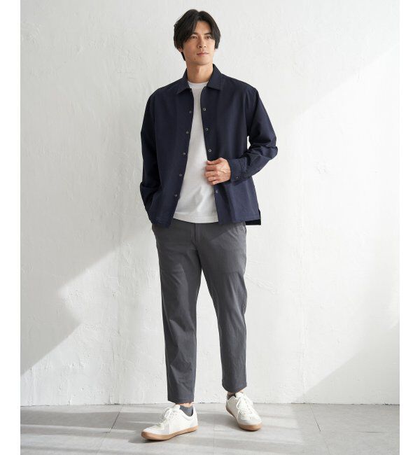 ikka「イージケアサッカースナップシャウター」|ブルゾン・スタジャン|