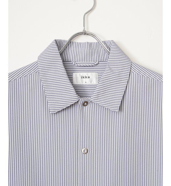 ikka「イージケアサッカースナップシャウター」|ブルゾン・スタジャン|