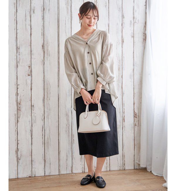 ikka「Ｖエリシャーディガン」|シャツ・ブラウス|