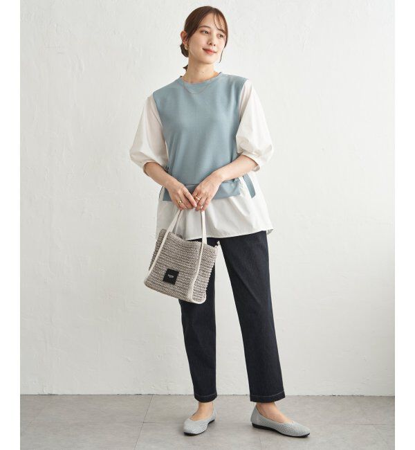 ikka「雑材パイピングトートバッグ」|その他|