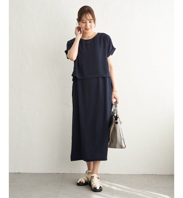 IKKA LOUNGE「【2点セット】冷感ポリウェザー3WAYセット」|ワンピース|