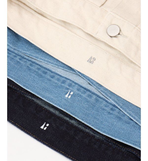 Lbc with Life「ＬＢＣデニムノーカラージャケット」|ブルゾン・スタジャン|