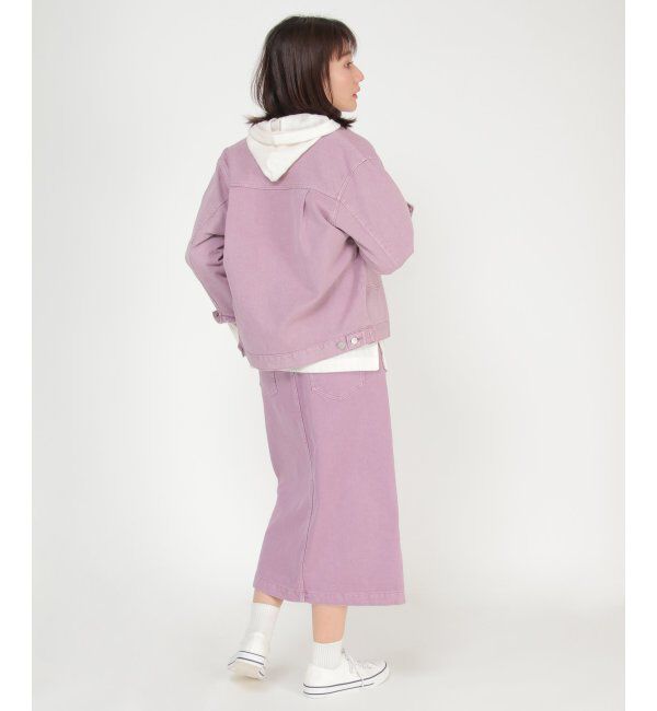 Lbc with Life「ＬＢＣデニムノーカラージャケット」|ブルゾン・スタジャン|