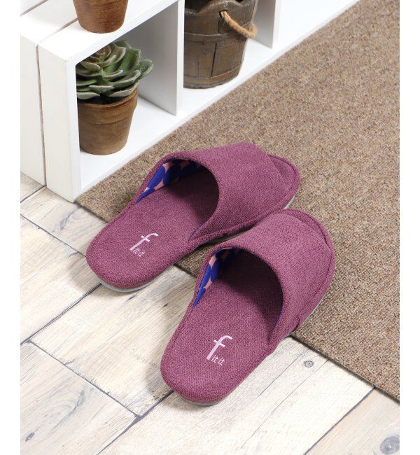 Lbc with Life「ｃｏｌｏｒｓルームシューズ」|ルームシューズ|パープル
