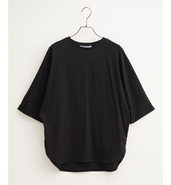 Lbc with Life「シルケット裾ラウンド袖切り替えTシャツ」|Tシャツ・カットソー|