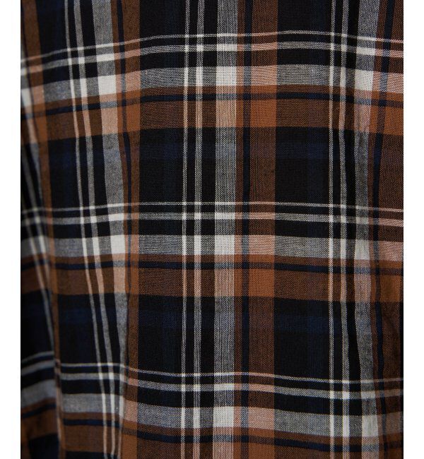 Lbc with Life「コットンPU袖ロールアップブラウス」|シャツ・ブラウス|