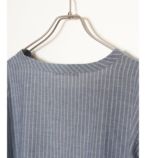 Lbc with Life「コットンPU袖ロールアップブラウス」|シャツ・ブラウス|