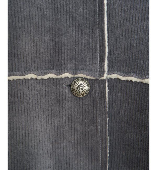 Lbc with Life「ボアコーデュロイリバーシブル襟付きジャケット」|ブルゾン・スタジャン|