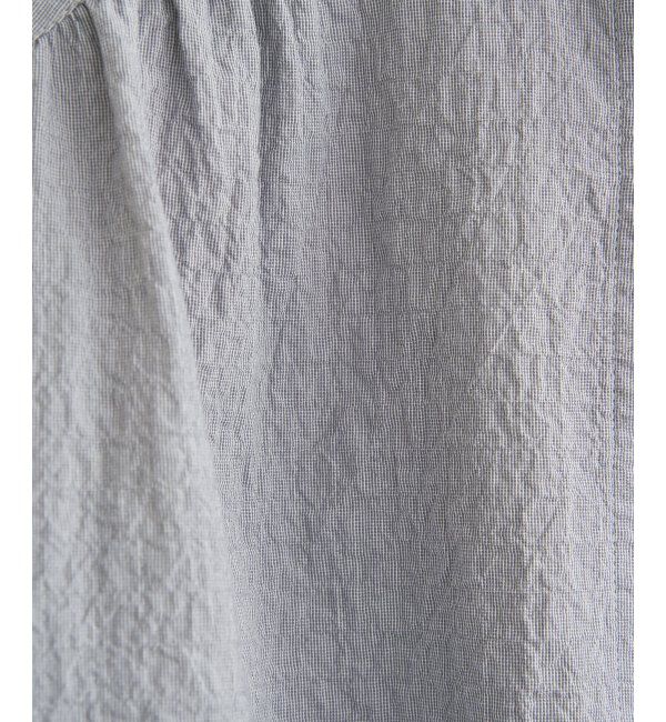 Lbc with Life「オーガニックコットンバンドカラーシャツ」|シャツ・ブラウス|