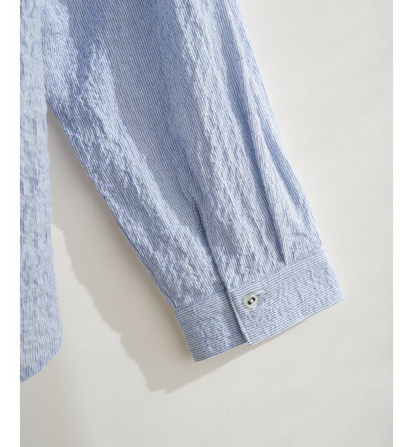 Lbc with Life「オーガニックコットンバンドカラーシャツ」|シャツ・ブラウス|