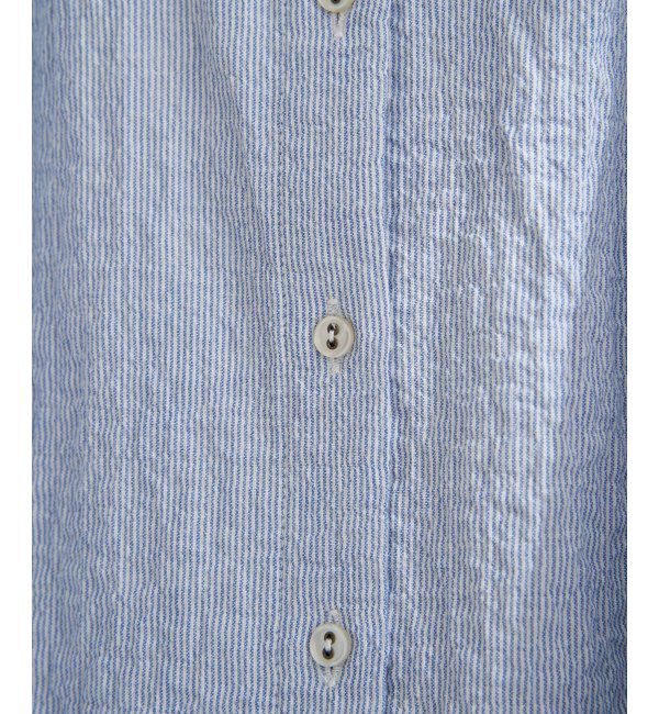 Lbc with Life「オーガニックコットンバンドカラーシャツ」|シャツ・ブラウス|