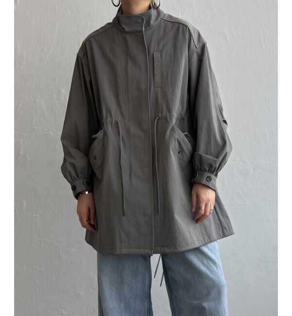 Lbc with Life「デニム切り替えモッズコート」|ブルゾン・スタジャン|