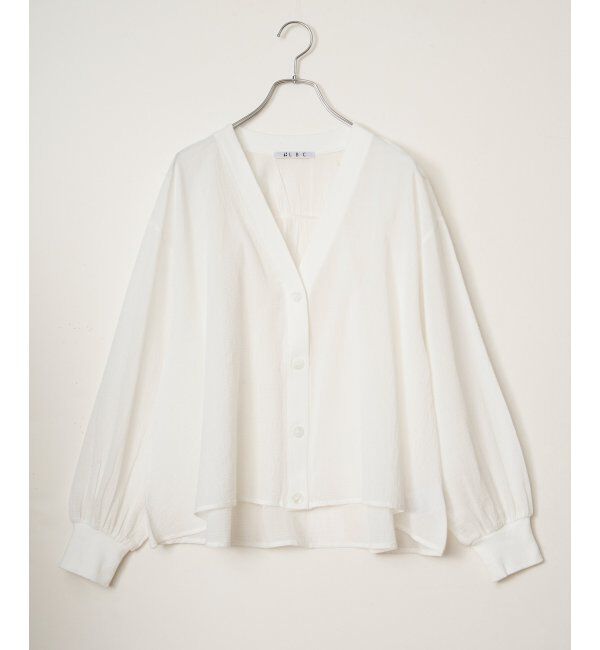 Lbc with Life「シアーシャツカーディガン」|ブルゾン・スタジャン|