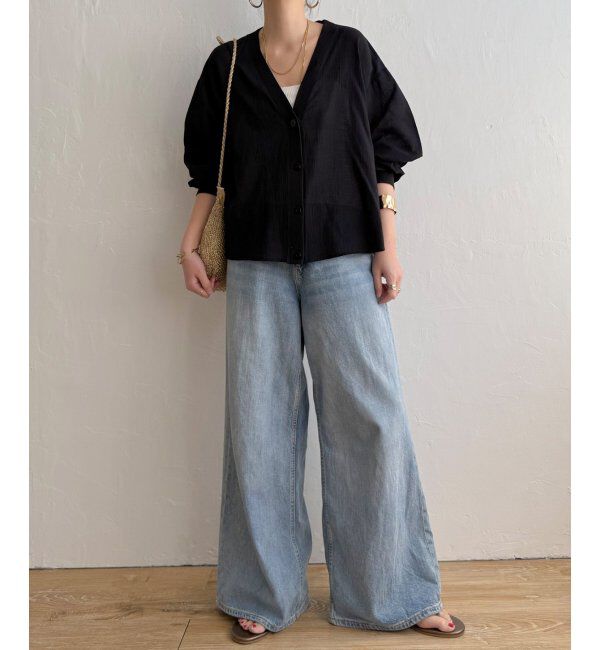 Lbc with Life「シアーシャツカーディガン」|ブルゾン・スタジャン|