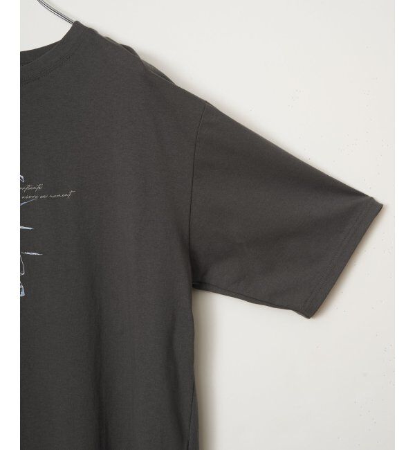 Lbc with Life「GirlプリントビッグTシャツ」|Tシャツ・カットソー|