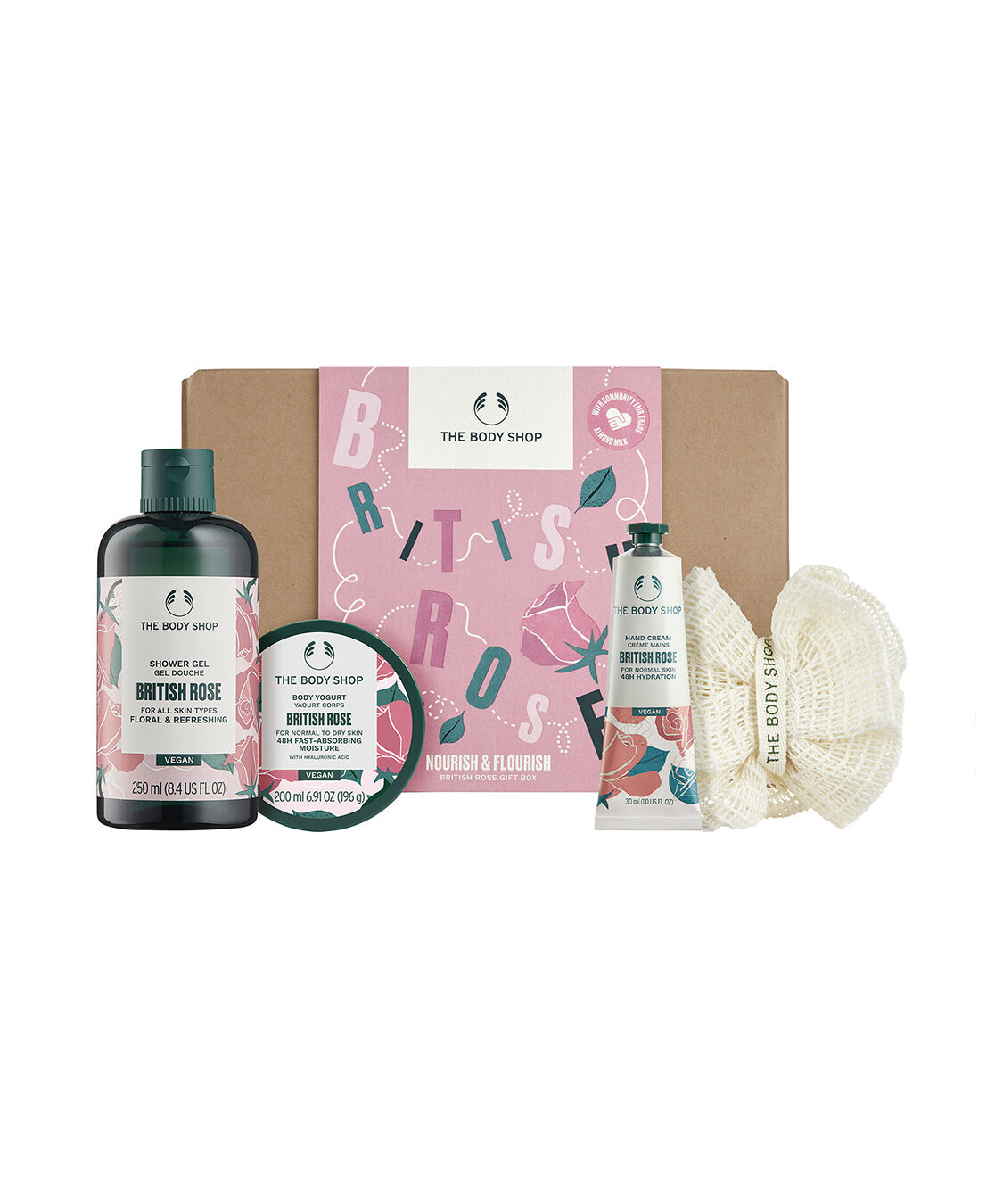 THE BODY SHOP「【数量限定】ボディケアギフト BR（香り：ブリティッシュローズ）」|キット・セット|ｿﾉﾀ