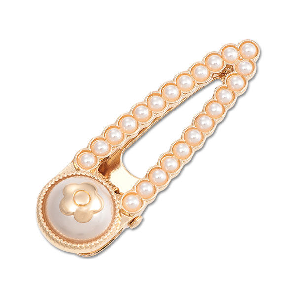 MARY QUANT「オーナメントパール ワニクリップ」|ヘアゴム・シュシュ|