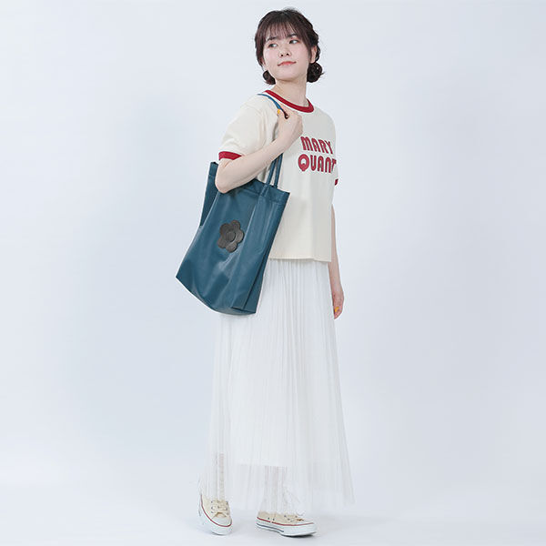 MARY QUANT「デイジーパッチソフト トート」|トートバッグ|