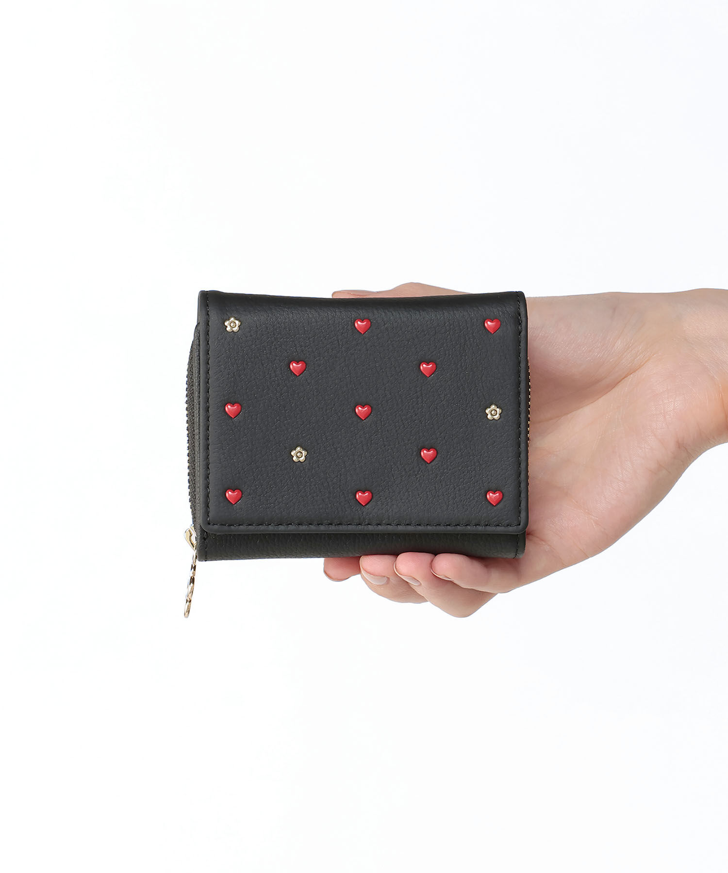 MARY QUANT「ハートフロート ミニウォレット」|財布|