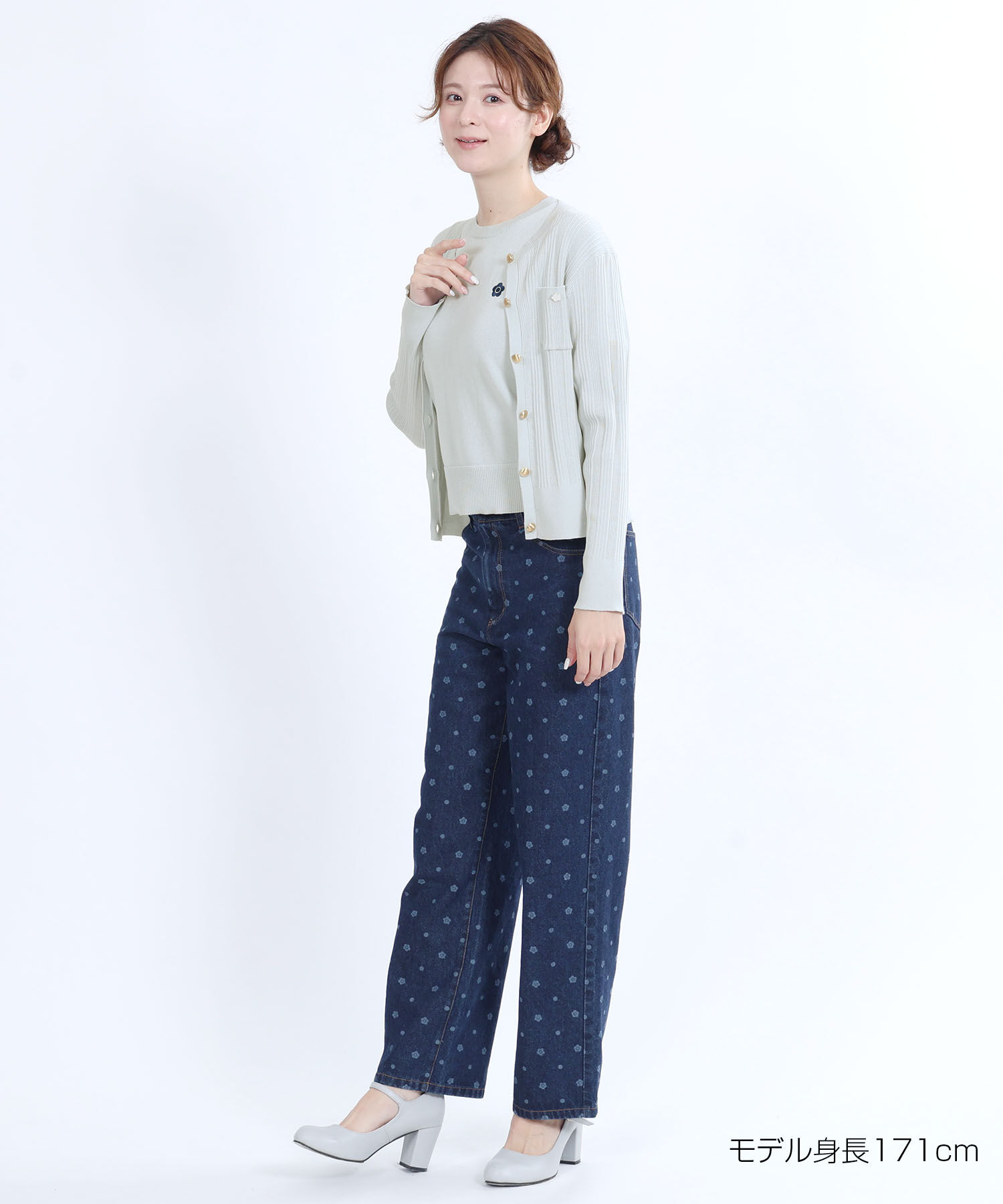 MARY QUANT「ゴールドボタン アンサンブル」|カーディガン|