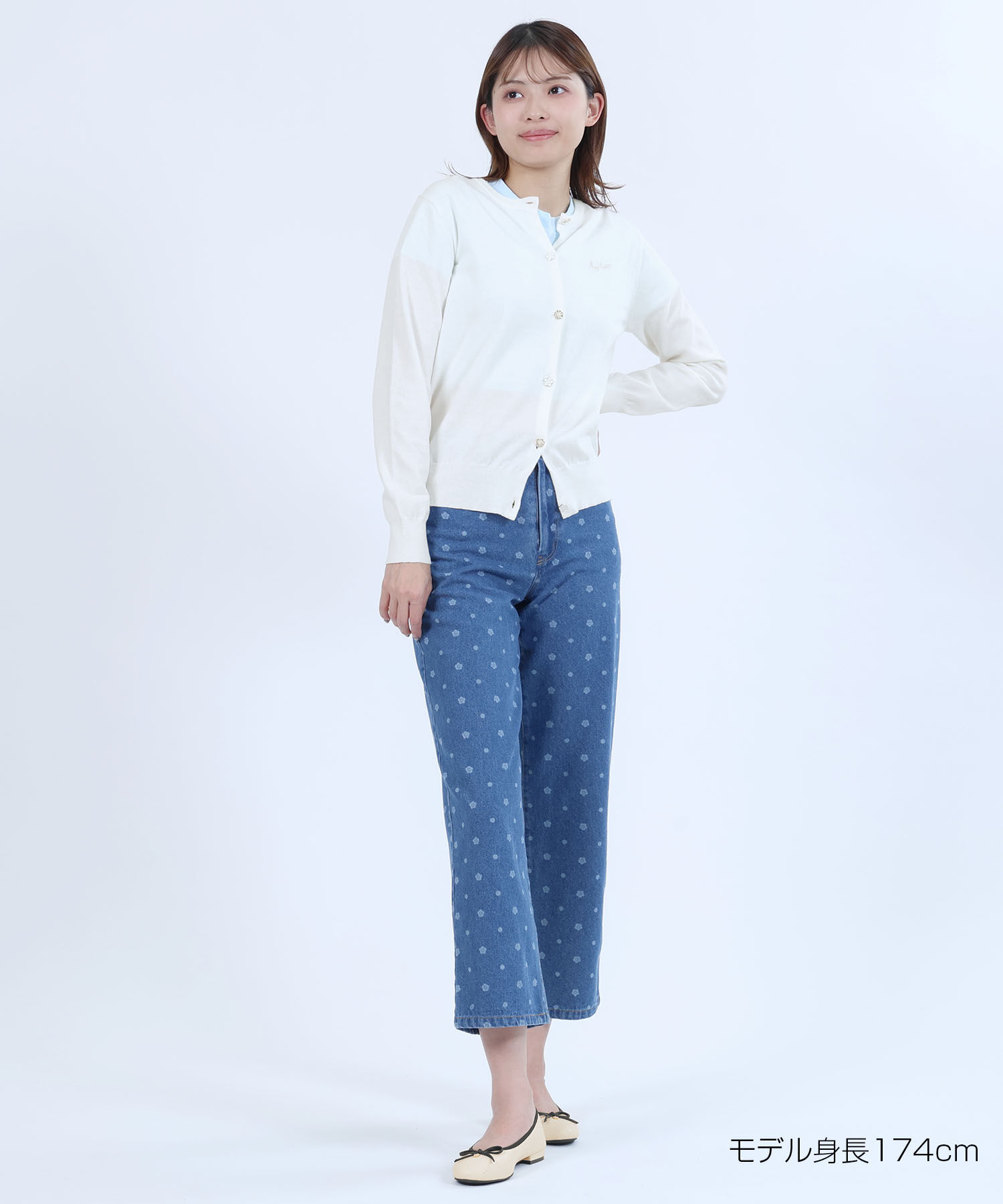 MARY QUANT「ビジューボタン カーディガン」|カーディガン|