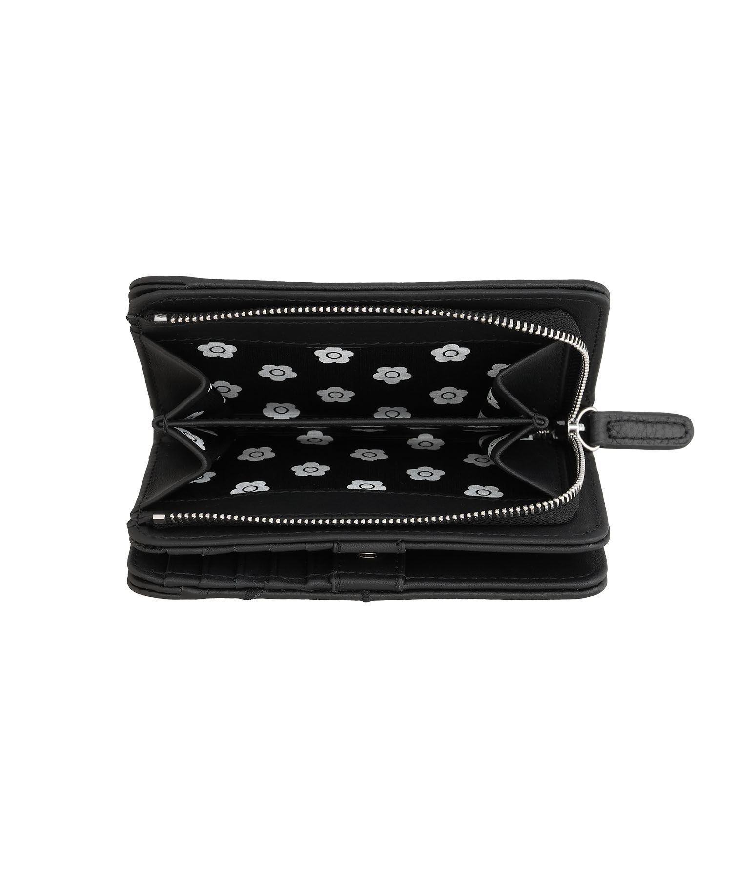 MARY QUANT「エンブロデイジーライン Lウォレット」|財布|