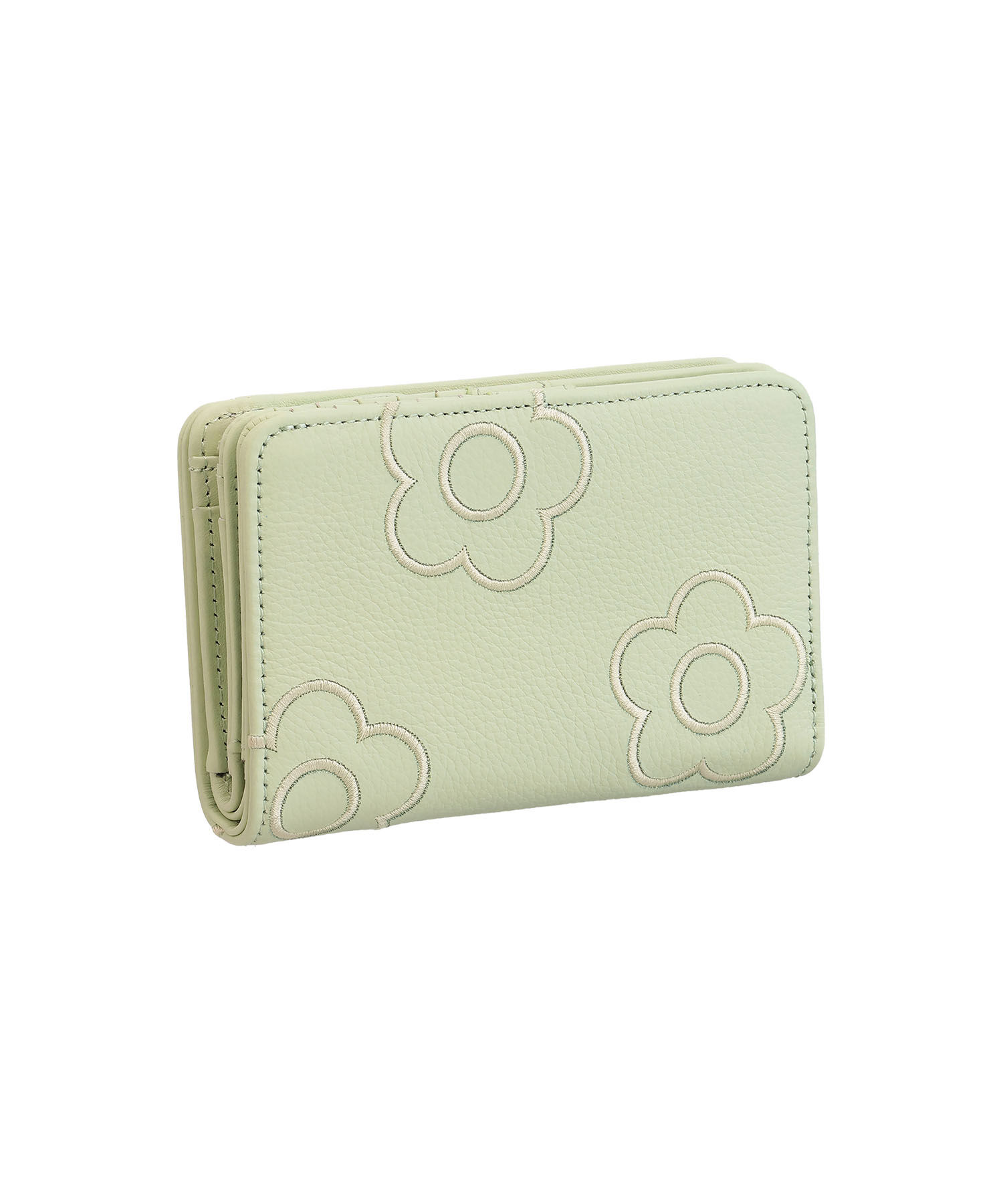 MARY QUANT「エンブロデイジーライン Lウォレット」|財布|