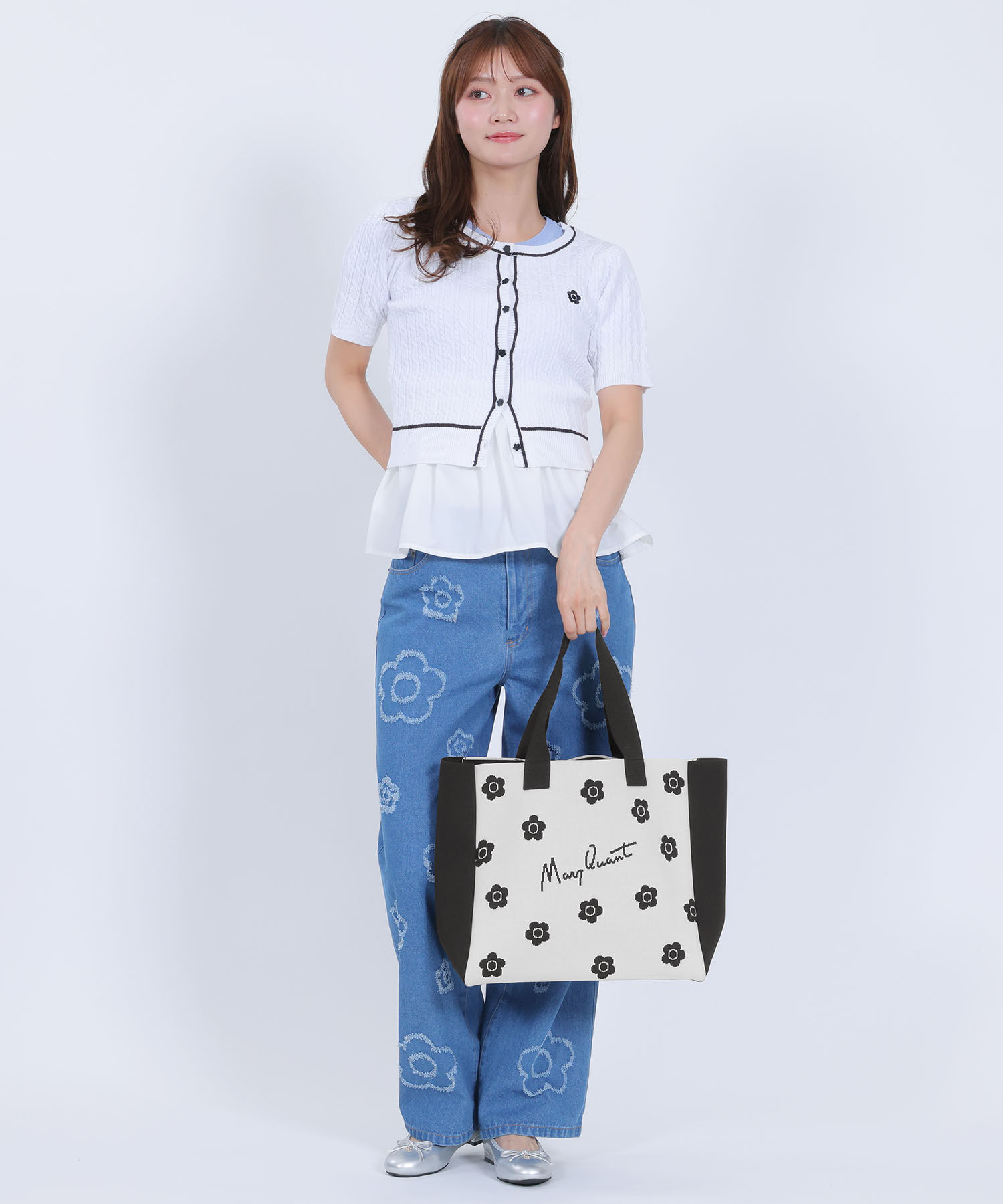 MARY QUANT「サインロゴニットJQ トート」|トートバッグ|