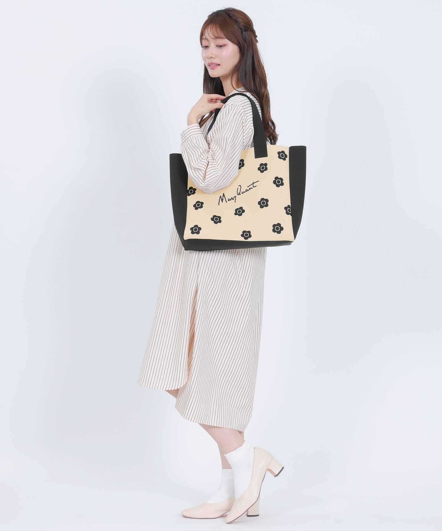 MARY QUANT「サインロゴニットJQ トート」|トートバッグ|