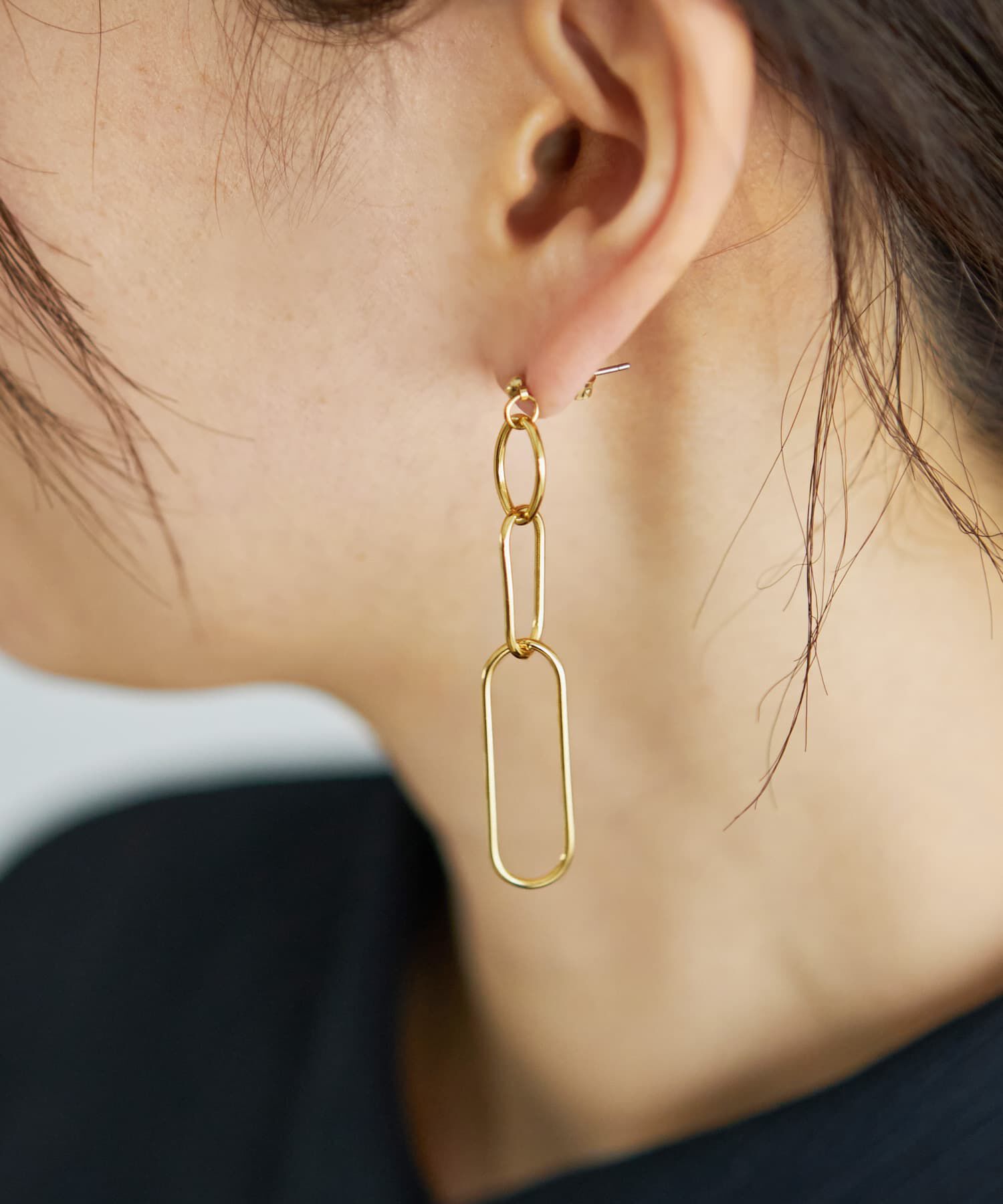 STYLE DELI「３パーツスイングピアス」|ピアス|ゴールド