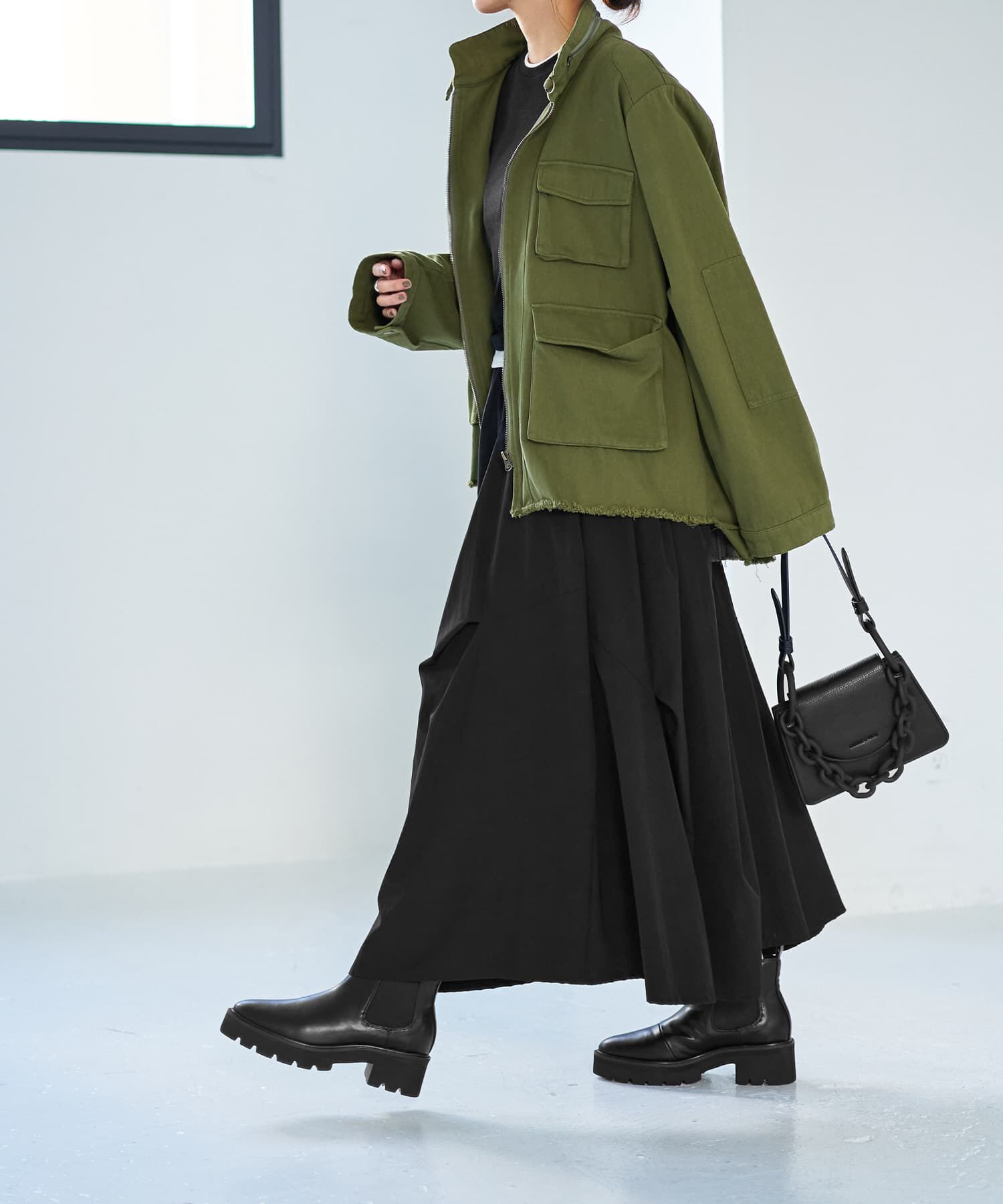 STYLE DELI「洗い加工ミリタリージャケット」|ミリタリージャケット|