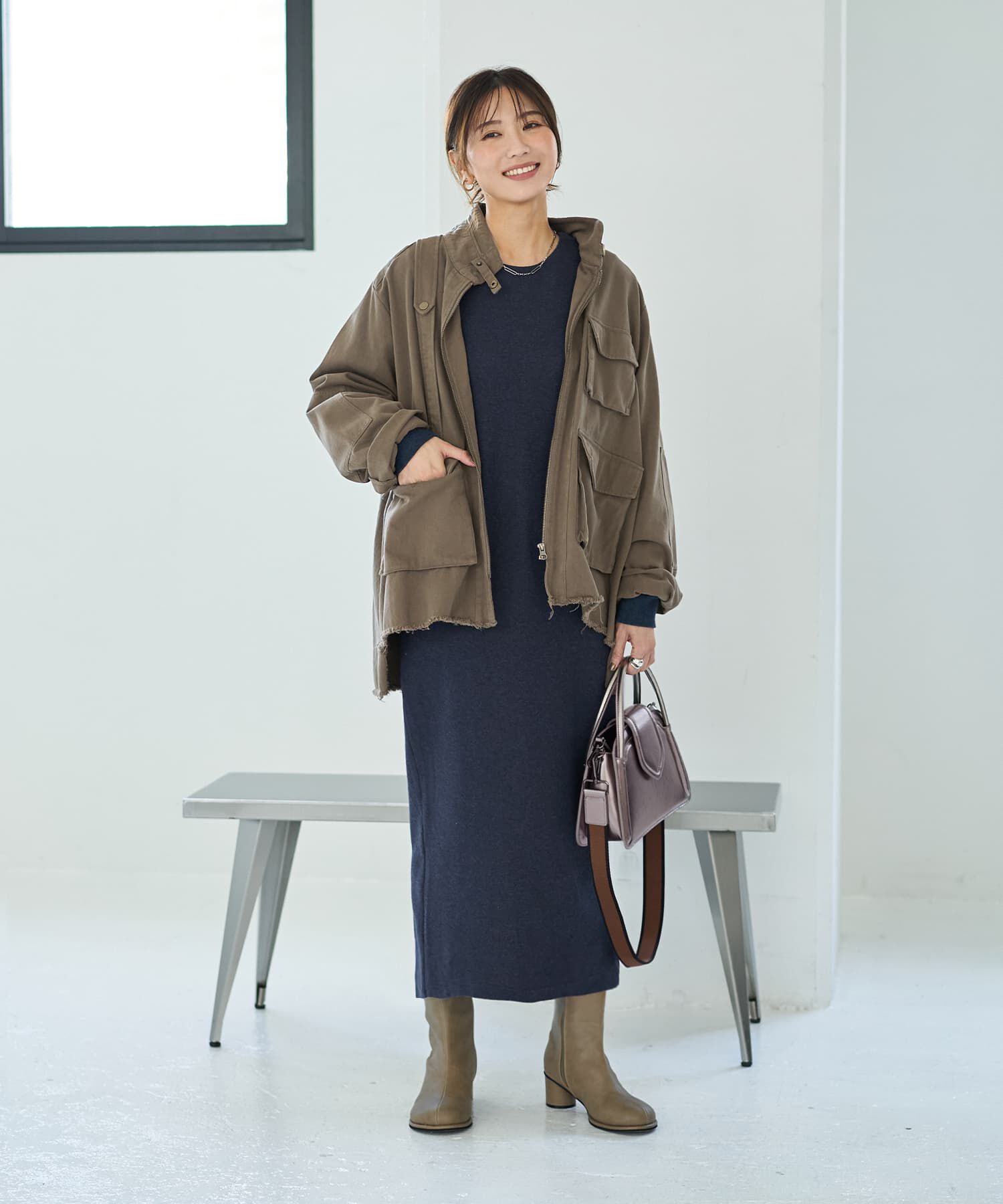 STYLE DELI「洗い加工ミリタリージャケット」|ミリタリージャケット|